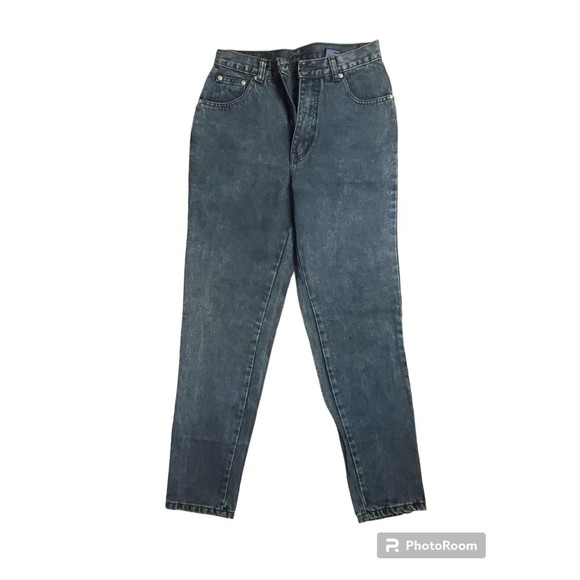 L.A. Blues Denim - LA Blues High Rise Classic Fit Medium Blue Mom‎ Jeans Tapered Leg Size 10